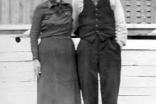 057: Mae Dunphy and her husband Denis Ryan. (circa 1940-1945) [courtesy of Marg (Ryan) Martin]  Mae daughter of Patrick Dunphy &amp;amp; Elizabeth Byrne; Denis son of Jeremiah Ryan &amp;amp; Mary Joseph Whelan.